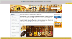 Desktop Screenshot of music-corner-hannover.de